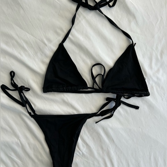 437 Black Bikini Set - Picture 2 of 6